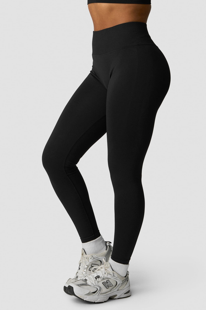 Scrunch Hood Leggings Black