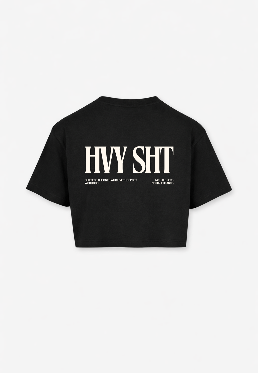LIMITED DROP - HEAVY SH*T OVERSIZED CROP TOP