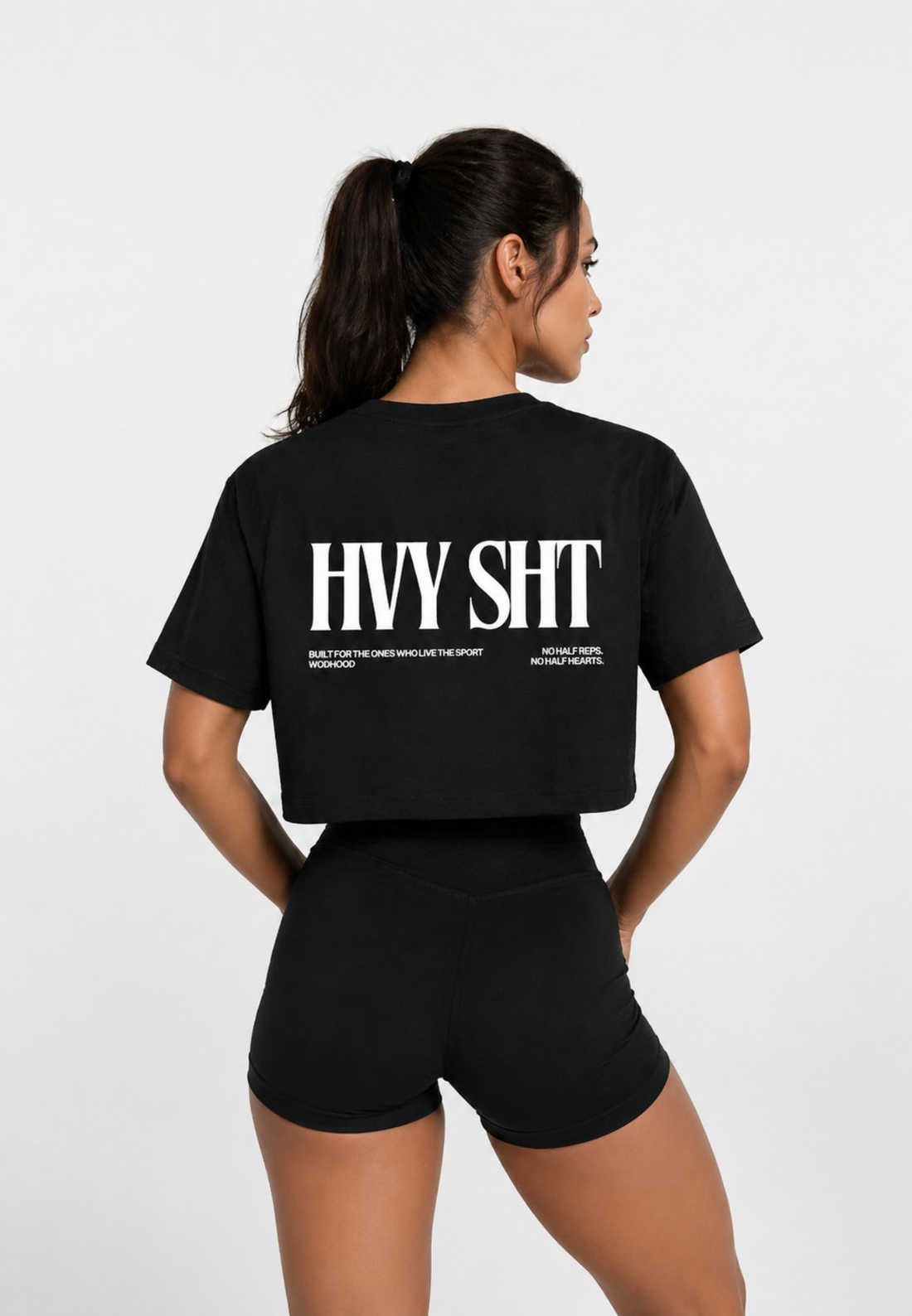 LIMITED DROP - HEAVY SH*T OVERSIZED CROP TOP