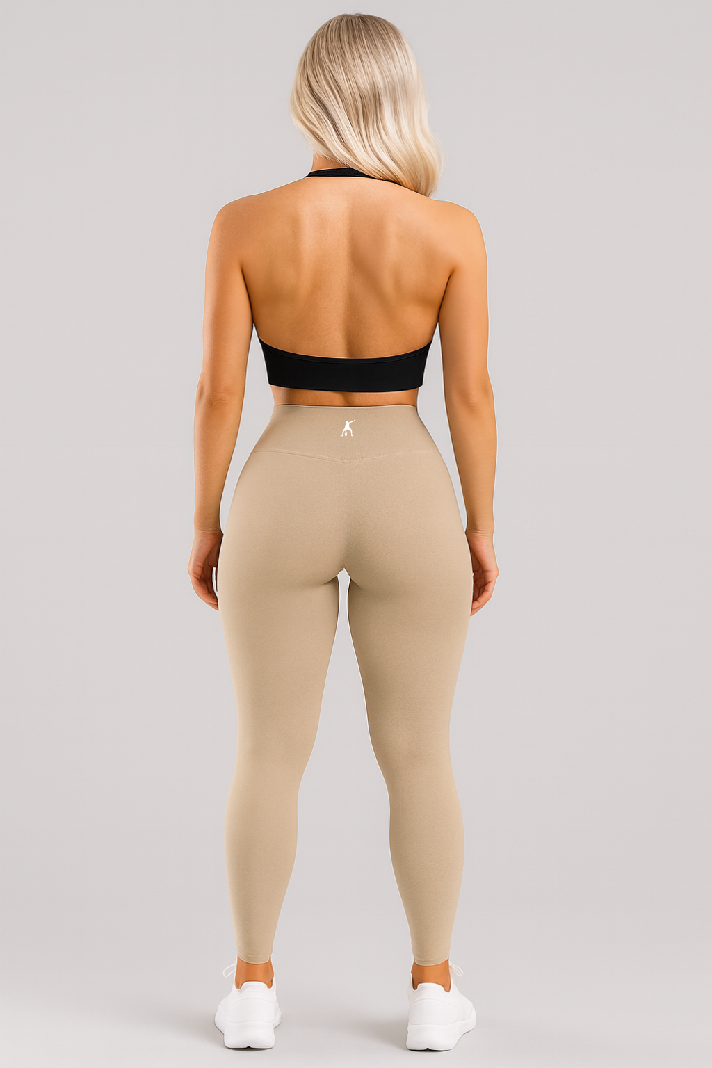 Scrunch Leggings Beige