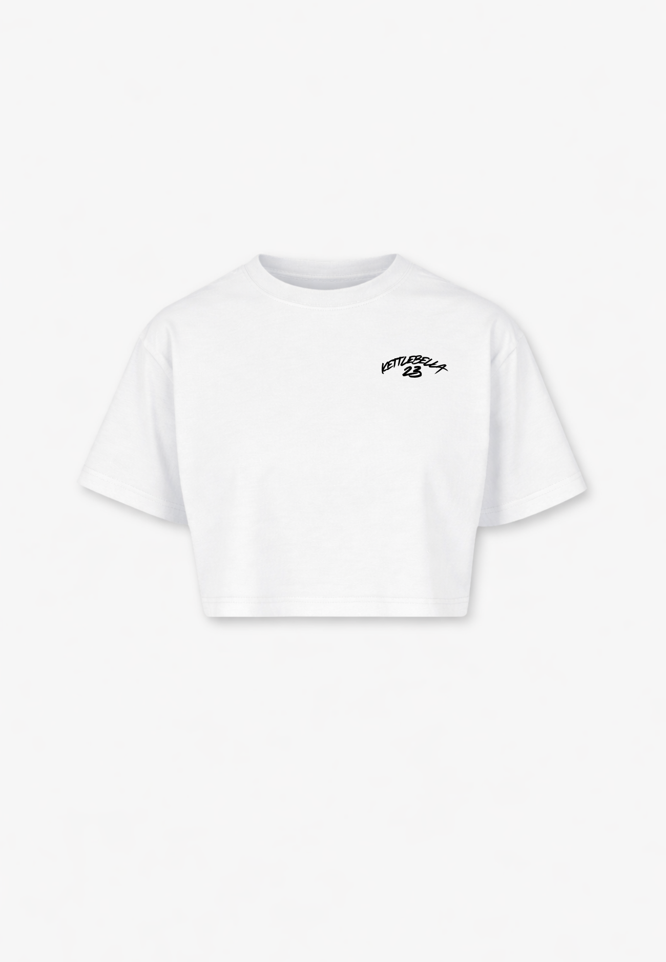 PRE - ORDER - KETTLEBELLA23 OVERSIZED CROP TOP WEISS