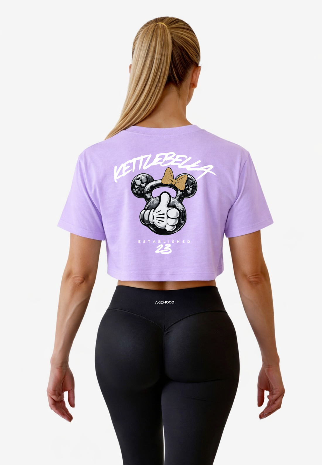 PRE - ORDER - KETTLEBELLA23 OVERSIZED CROP TOP LILA