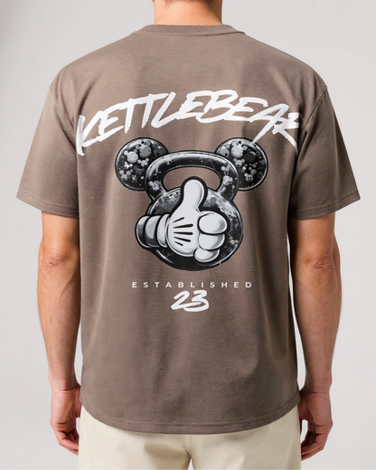 KETTLEBEAR23 B/W Unisex Oversized Shirt