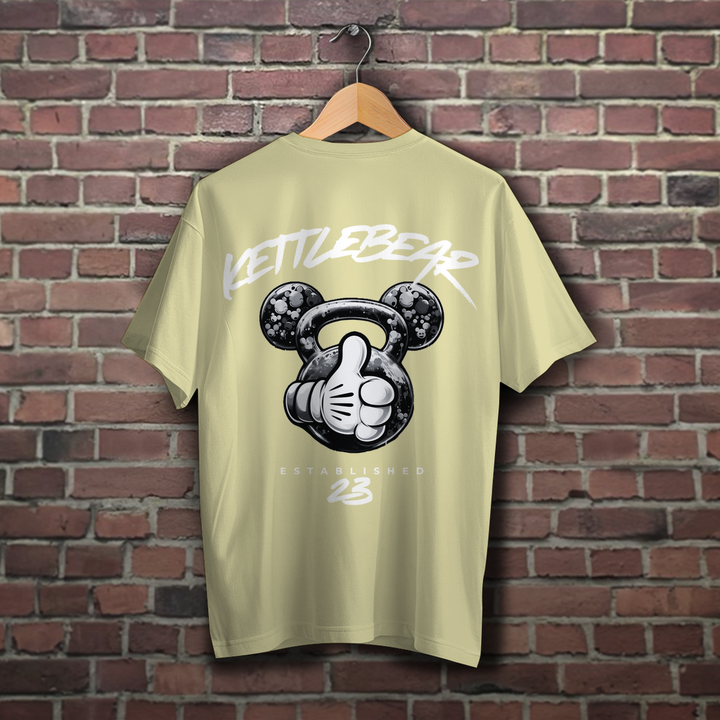 KETTLEBEAR23 B/W Unisex Oversized Shirt