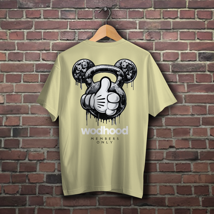 Wodhood KETTLEBEAR B/W Oversized Shirt