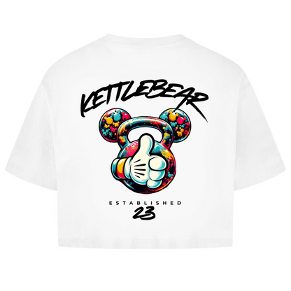 KETTLEBEAR23 Oversize Crop Top Weiß