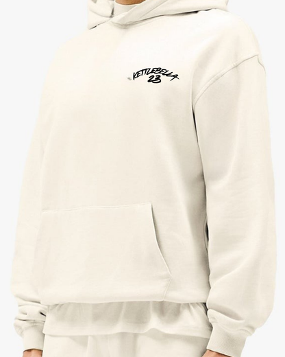 KETTLEBELLA23 Oversized Hoodie White Sand