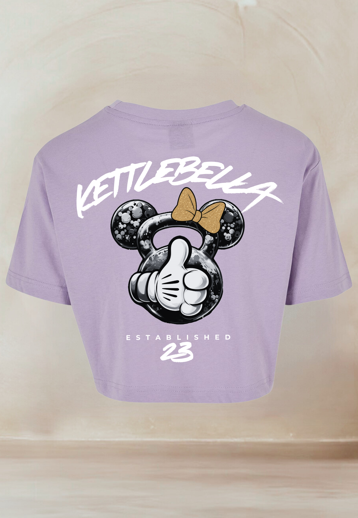 KETTLEBELLA23 Oversize Crop Top Lila