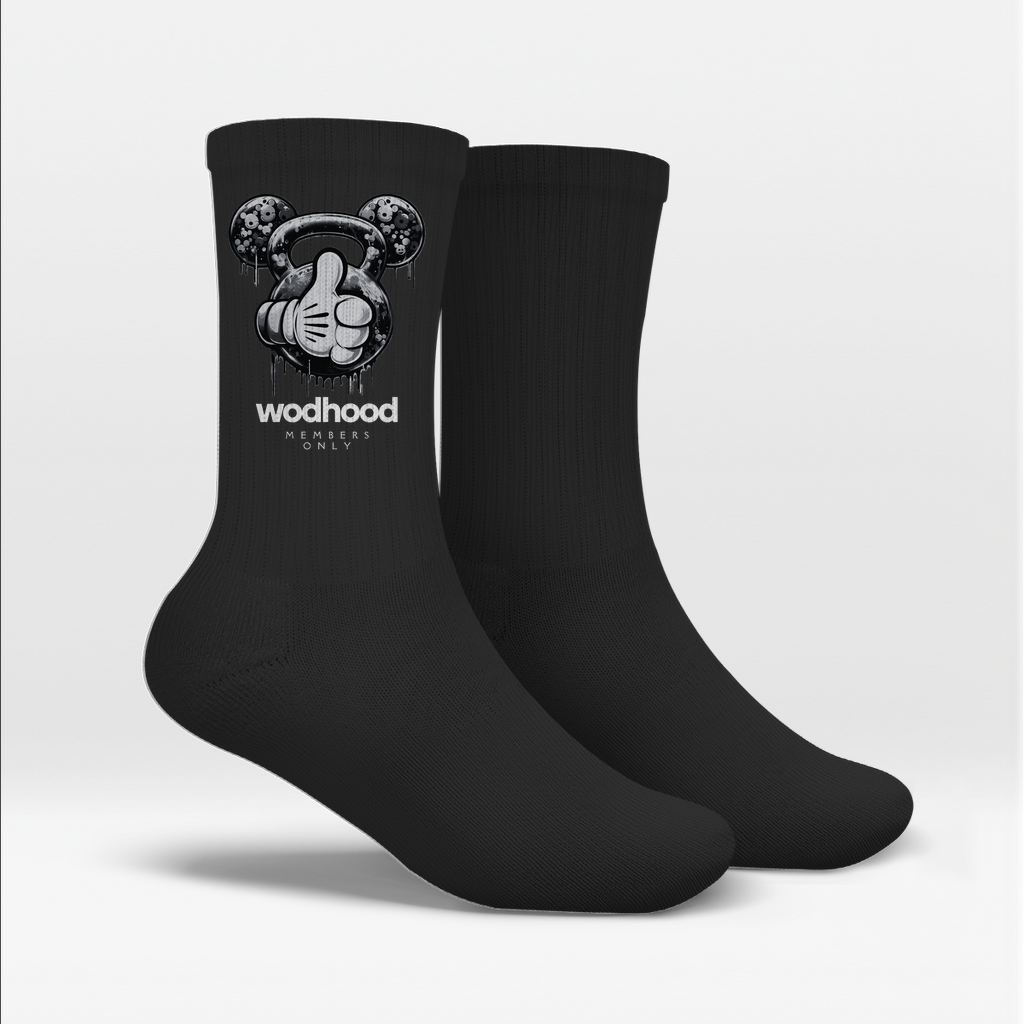 Wodhood KETTLEBEAR B/W Socks