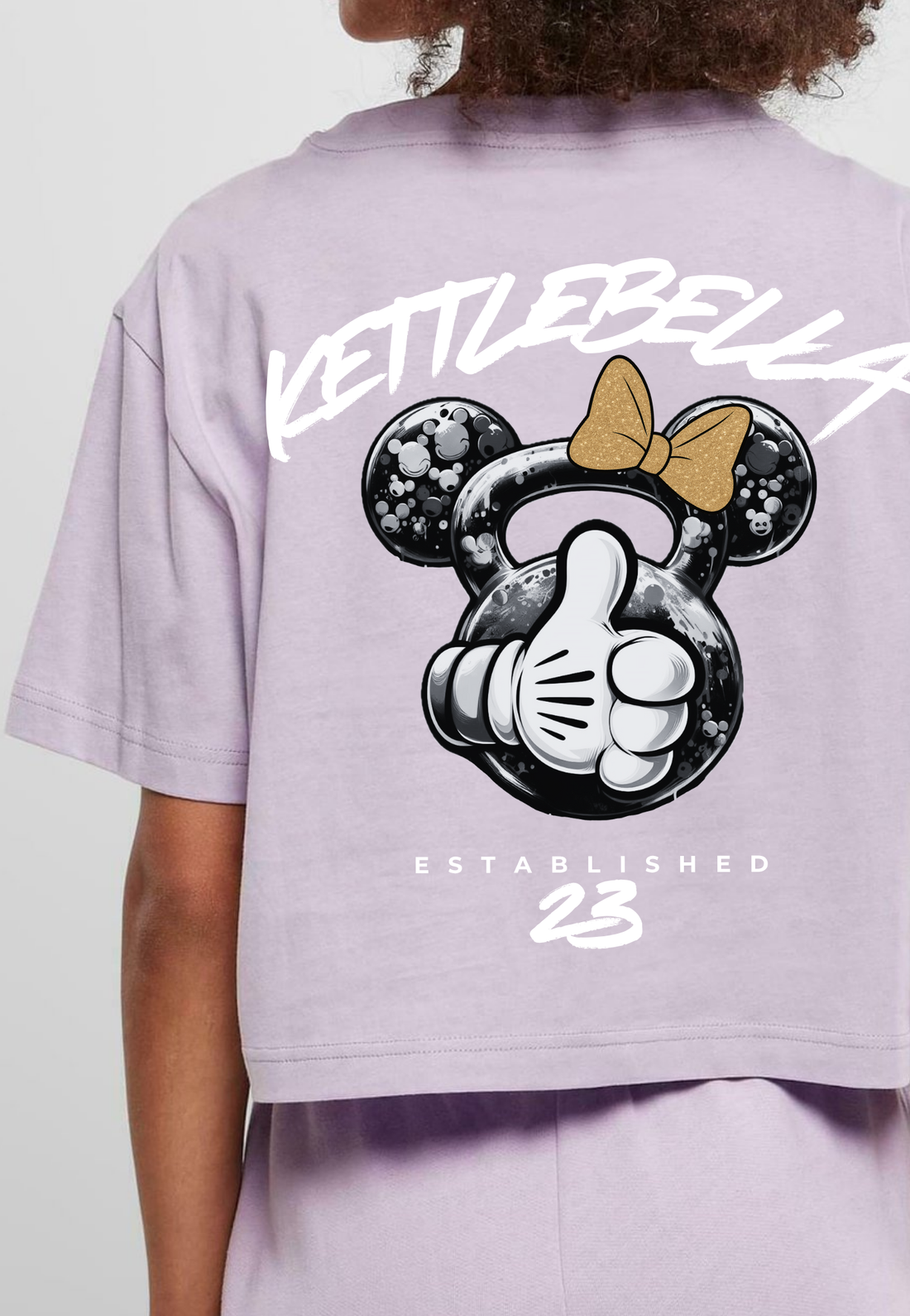 KETTLEBELLA23 Oversize Crop Top Lila