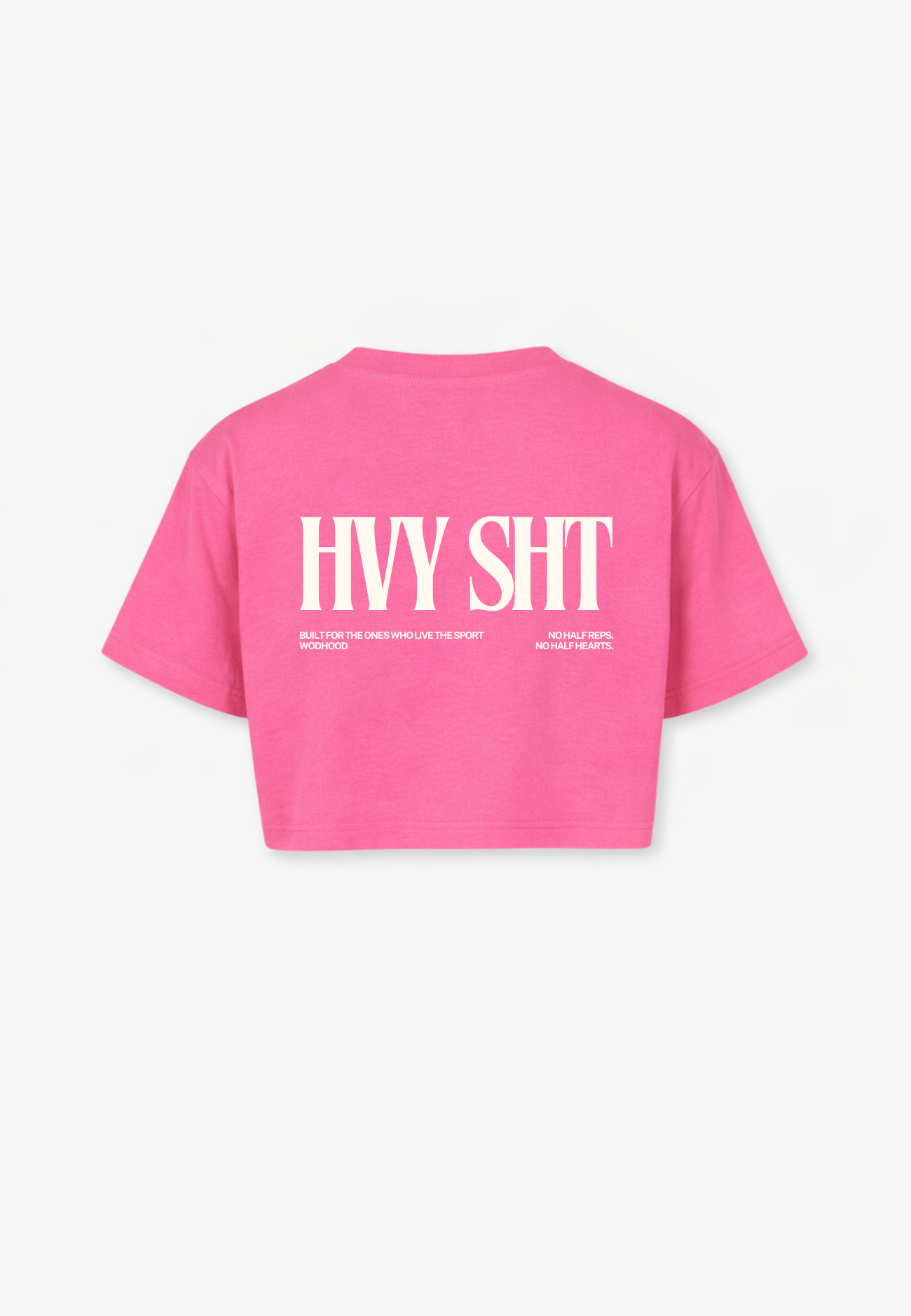 PRE - ORDER - HEAVY SH*T OVERSIZED CROP TOP