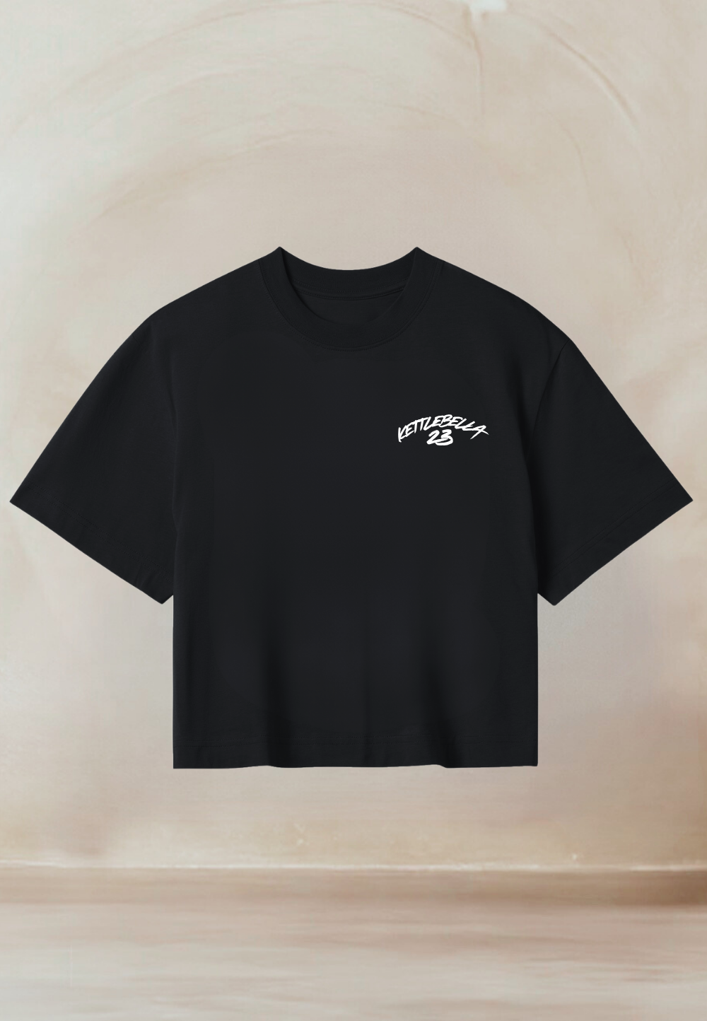 KETTLEBELLA23 Oversize Crop Top Black