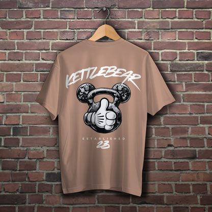 KETTLEBEAR23 B/W Unisex Oversized Shirt