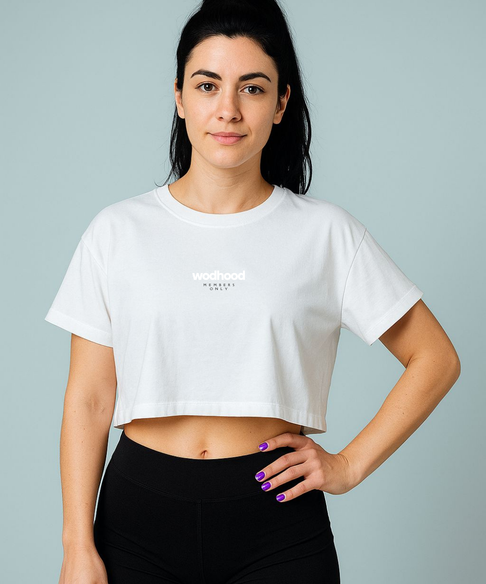 Wodhood STRONG Oversized Crop Top