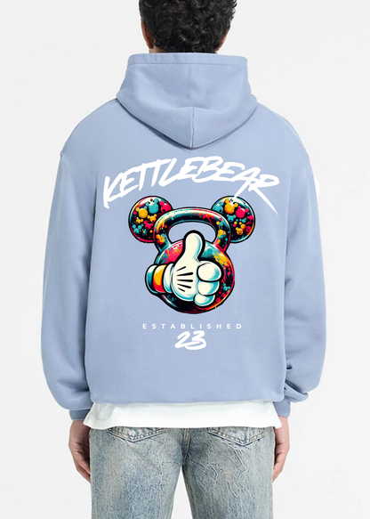 KETTLEBEAR23 Unisex Wodhoodie Blau