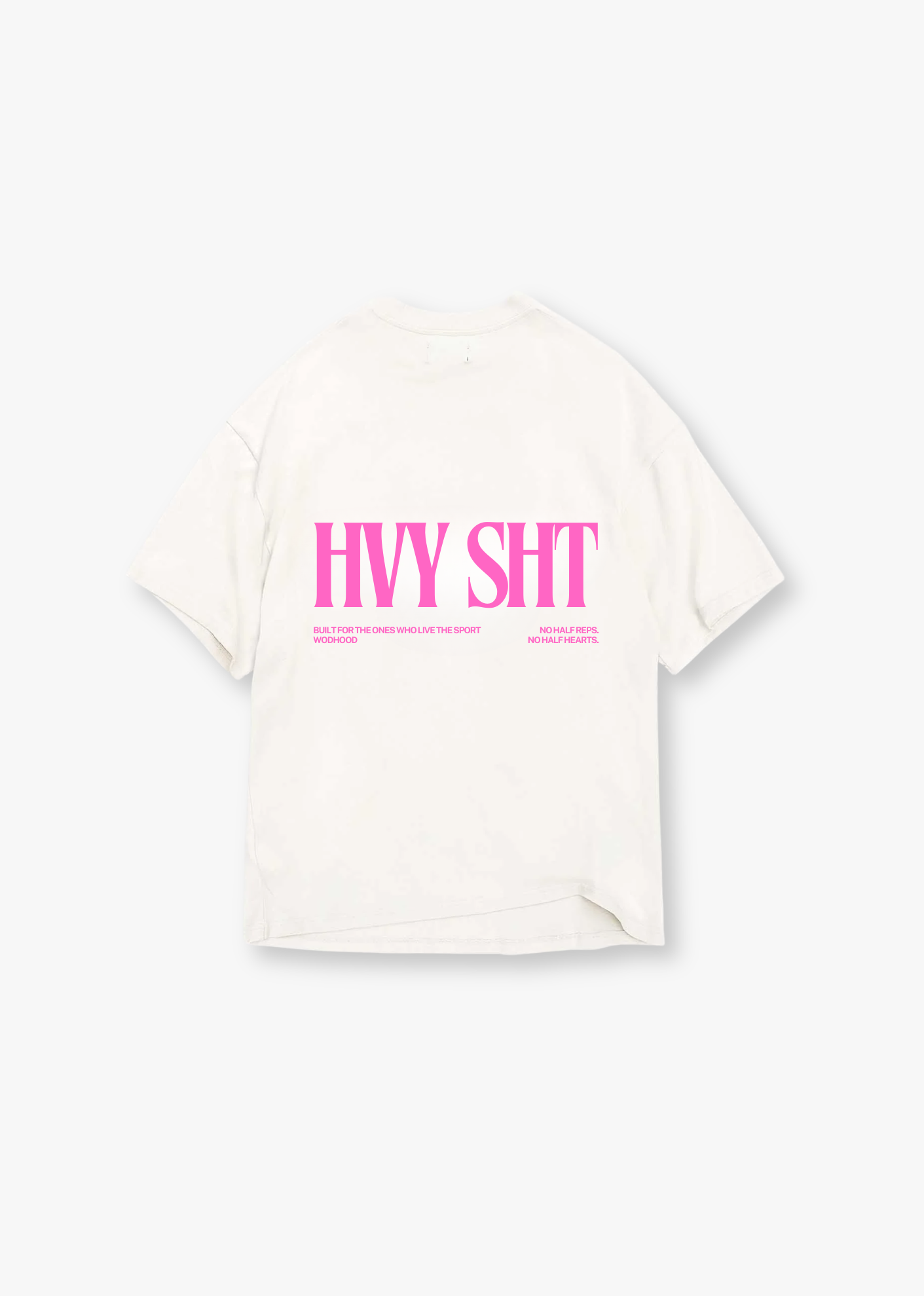 LIMITED DROP - HEAVY SH*T PINK OVERSIZED SHIRT