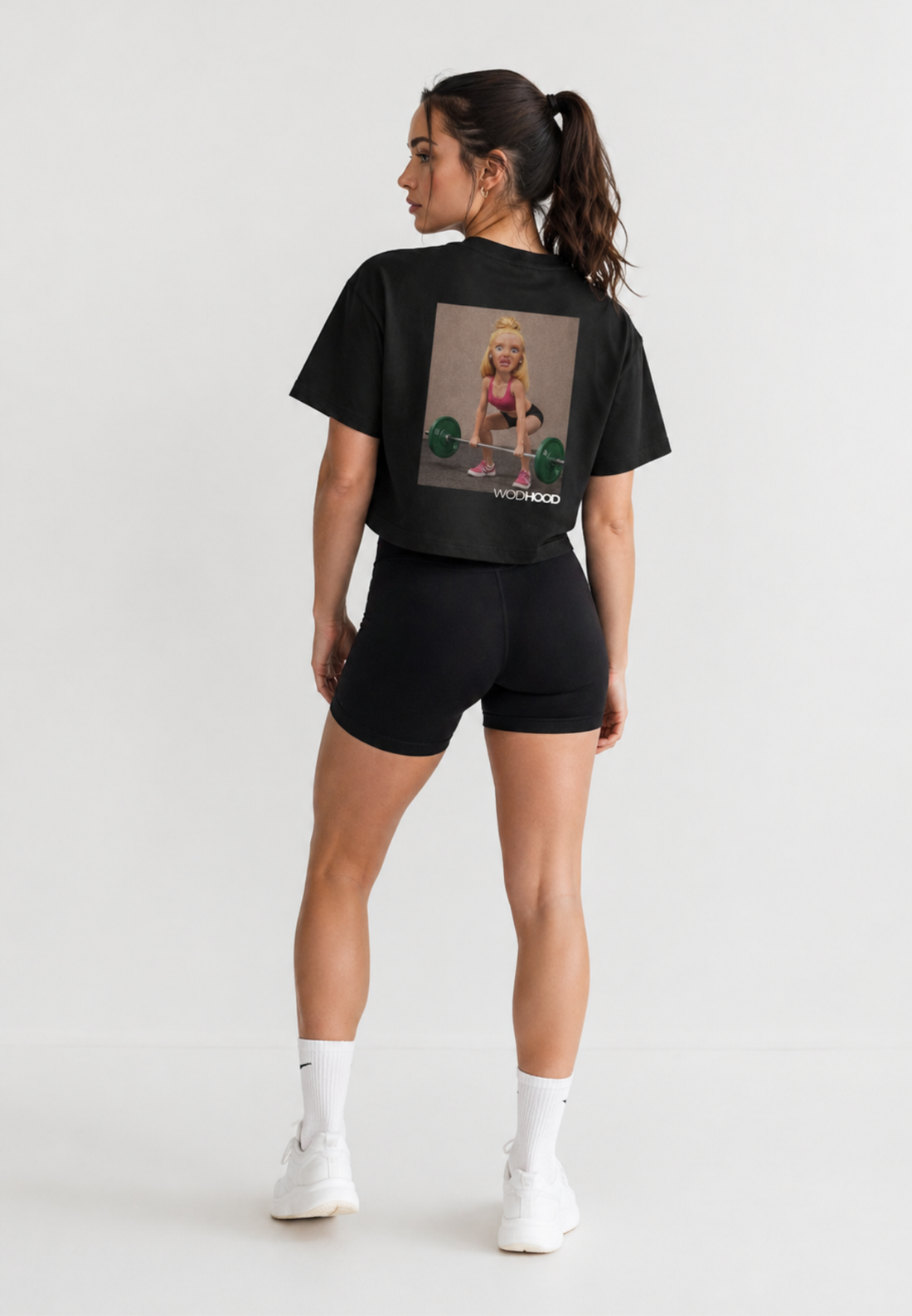 LIMITED DROP - GROUND TO OVERHEAD OVERSIZED CROP TOP