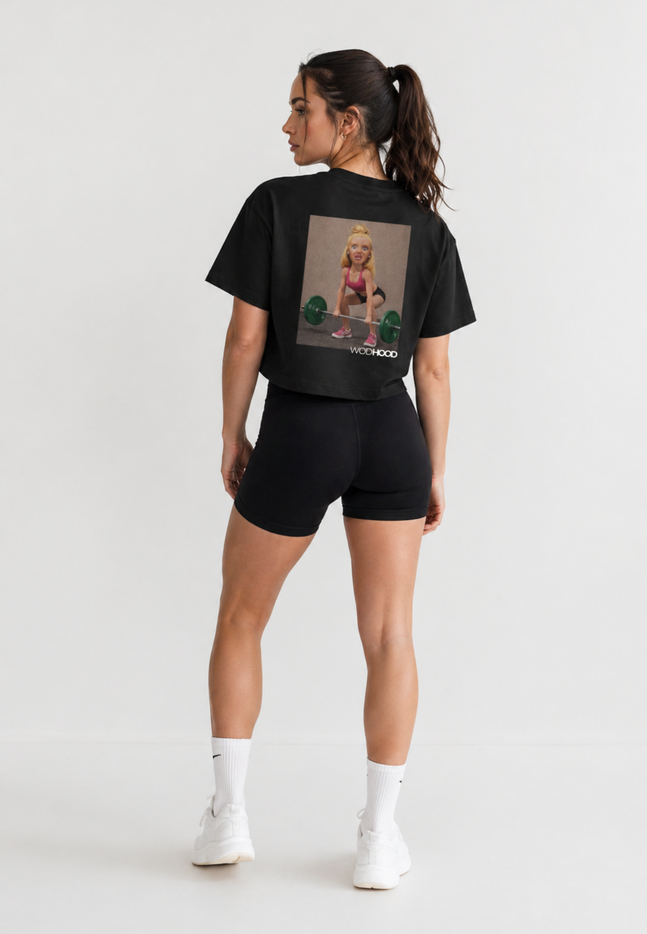 LIMITED DROP - GROUND TO OVERHEAD OVERSIZED CROP TOP