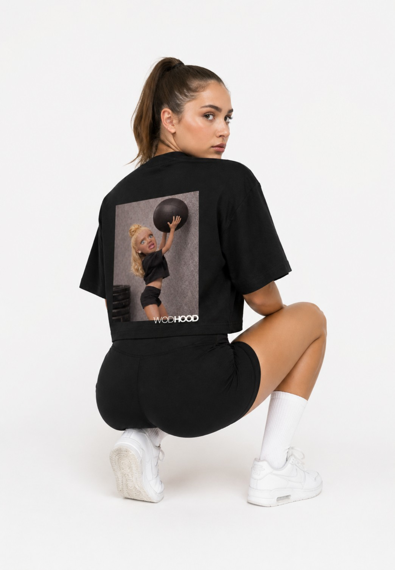 ÉDITION LIMITÉE - CROP TOP OVERSIZE LINDA UNBROKEN