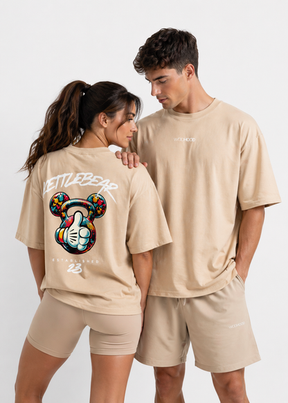 LIMITED DROP - KETTLEBEAR T-SHIRT SAND