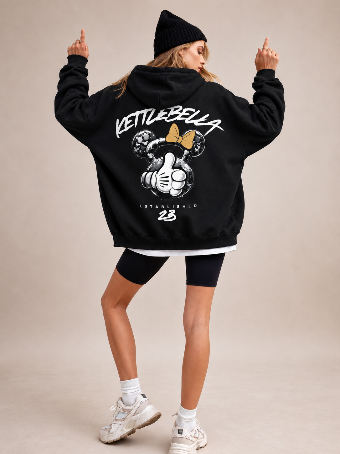 LIMITED DROP - KETTLEBELLA23 OVERSIZED HOODIE