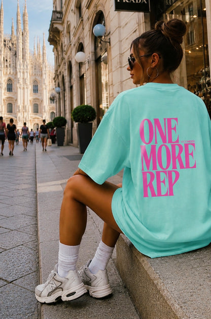 DROP LIMITATO - T-SHIRT OVERSIZE ONE MORE REP