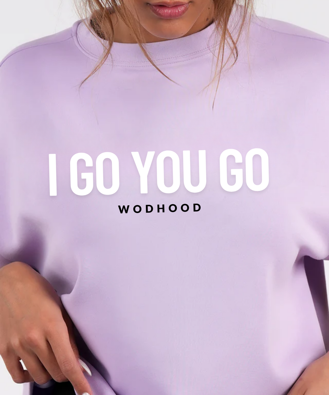 Wodhood TEAM23 I GO YOU GO Oversized Crop Top