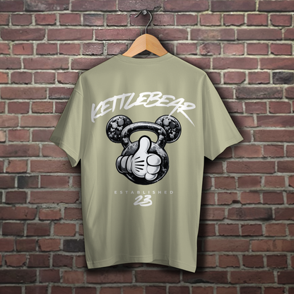 KETTLEBEAR23 B/W Unisex Oversized Shirt