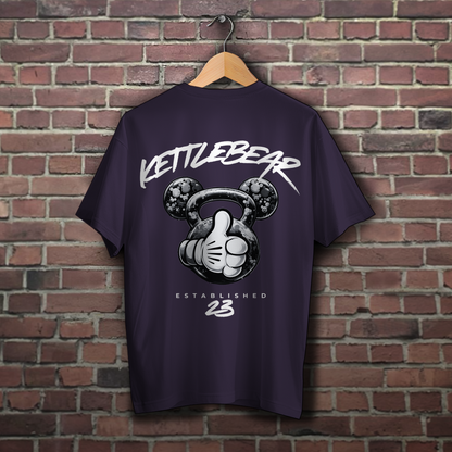 KETTLEBEAR23 B/W Unisex Oversized Shirt