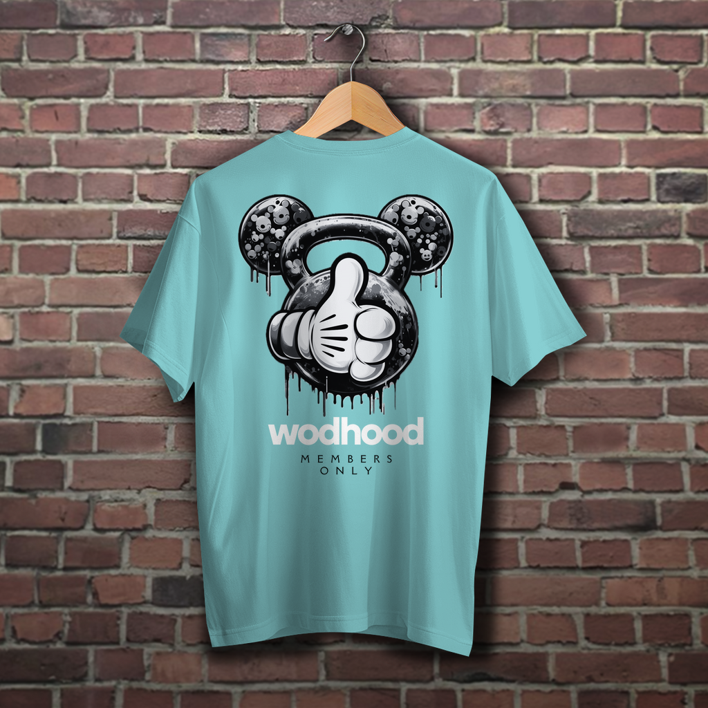 Wodhood KETTLEBEAR B/W Oversized Shirt
