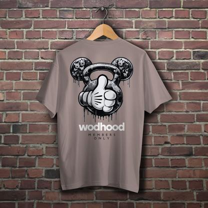 Wodhood KETTLEBEAR B/W Oversized Shirt