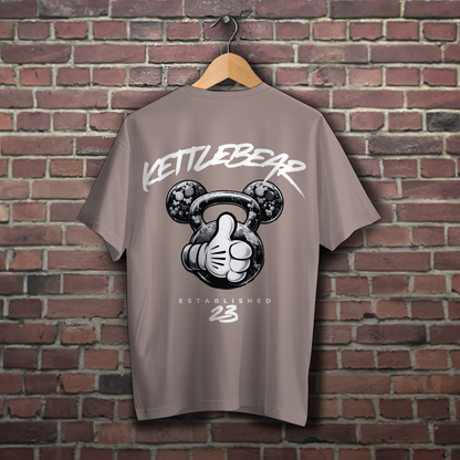 KETTLEBEAR23 B/W Unisex Oversized Shirt
